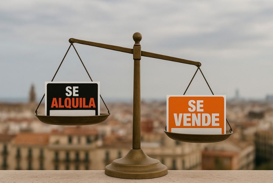 tensión mercado inmobiliario Cataluña